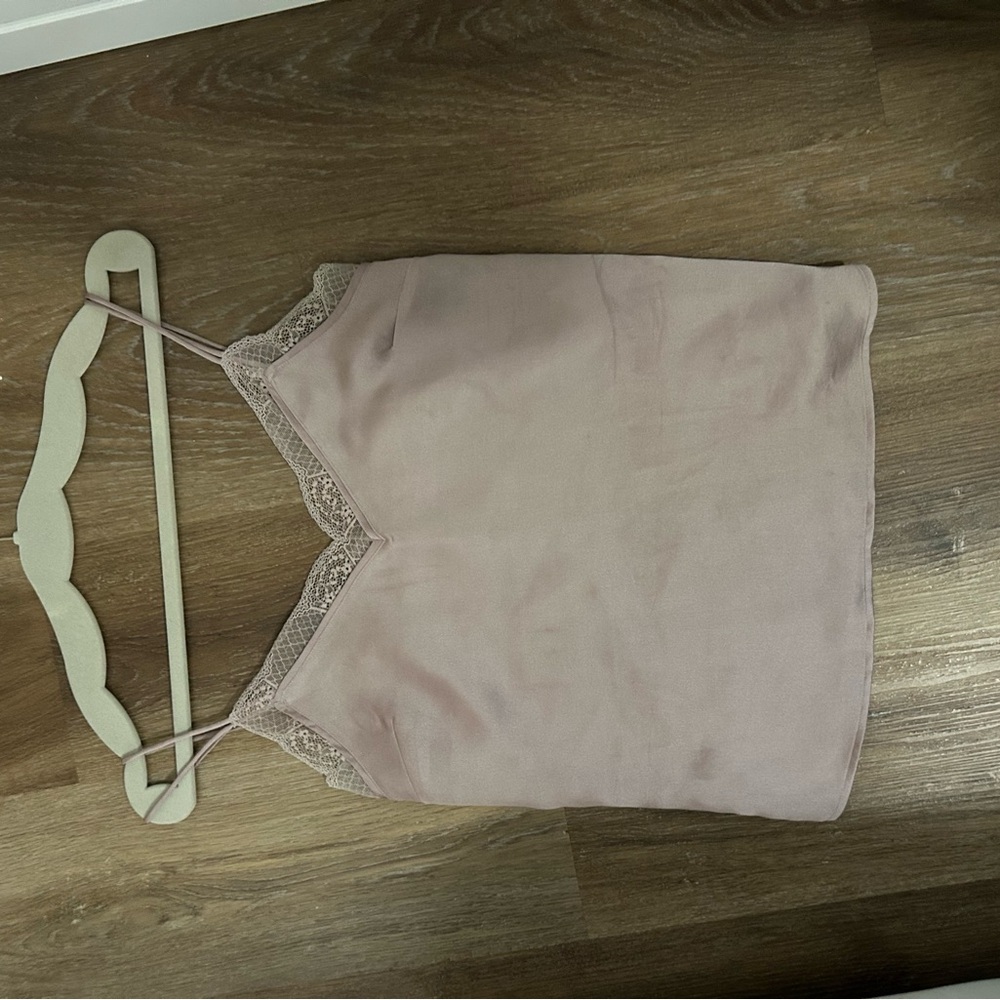 Elegant Lace Trim Cami Top